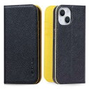 VISOUL iPhone15 対応ケース 手帳型 本革 MagSafe対応 スマホケース レザーケース 手帳型ケース アイフォン15 ケース ワイヤレス充電対応 カード収納 携帯ケース 全面保護 マグネット 柔軟なTPU素材