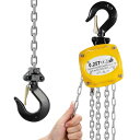 NEWTRY チェーンブロック 0.25t 6m 手動 250kg 軽量 ミニサイズ コンパクト設計 携帯しやすい 合金鋼 耐腐食チェーン 工場/倉庫/DIY用 安全ロック付き 吊り上げ 荷揚げ チェーンローラー チェンブ