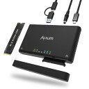 Alxum PCIe NVMe M.2 とSATA HDD/SSD 両...(2)