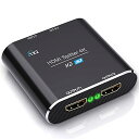Ewise HDMI 分配器 HDMI スプリッター 1入力2出力 同時出力 HDCP2.2 4K/3D/1080P対応 設定不要 音声出力 ディスプレイ 分配器 Switch PS3 PS4 PS5 HDTV DVD Xbox TV Stick ディスプレイ プロジェクターなど対応 1入