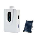 ソーラーエアポンプ 2.5L/min 水槽用エアポンプ 静音設計5w 6000mAHの大容量電池 省電力動作 防水 屋外 エアーポンプの風量調節可能