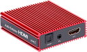 Ewin HDMIオーディオ分離器 HDMI 音声分離器 HDMI 分配器/セレクター HDMI 切替器 4Kx2K@30Hz Nintendo Switch PS3 PS4 PS5 Xbox HDTV DVDプレーヤーなど対応 HDCP PASS/2.1CH/5.1CH (レッドグレー)