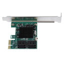 TOPINCN PCI - E 4ポートSATA PCI-E拡張アダプタボード 拡張カード 4ポート 6Gライザーカード拡張 sata3.0コントローラ 6Gbps拡張アダプタボード インターフェースカード