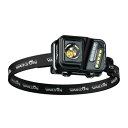 【WARSUN SN08】充電式超軽量ヘッドライト – 750ルーメン 高輝度 LEDヘッドトーチ モーションセンサー搭載 5モード 45°角度調整...