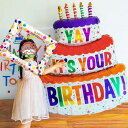 誕生日バルーン 風船 バースデー 飾り付け 誕生日グッズ バースデーバルーン 誕生日 バルーン ケーキ 誕生日 飾り付け 飾り パーティーグッズ (フォトフレー...