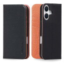 VISOUL iPhone16 対応ケース 手帳型 本革 スマホケース レザーケース 手帳型ケース アイフォン16 ケース カード収納 携帯ケース 全面保護 マグネットワイヤレス充電対応 柔軟なTPU素材 アイホン16