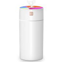 【2024新型 7色LEDライト】 加湿器 小型 卓上 超音波加湿器 卓上加湿器 除菌 マイナスイオン除菌 大容量350ML 車用加湿器 水漏れ防止 USB給電式 長時間連続加湿 静音 ミニ加湿器 持ち運び便利 軽