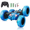 【2025年昇級版】binoa ラジコンカー 子供向け スタントカー 360度両面ロールラジコン オフロード車 2.4Ghz高感度ワイヤレスリモコン ドリフトオフロード LEDライト付き 大容量バッテリー rc car