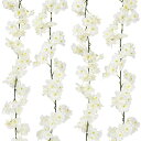 Pknoclan 造花 桜 藤の花 造花藤 インテリア飾り 吊るす 壁掛け 枯れない花 人工観葉植物、結婚式・パーティー・宴会・部屋・リビングルーム・教室・ショップ DIY装飾、母の日 ギフト 飾り花