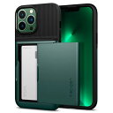 Spigen iPhone13 Pro Max 用 ケース カード 収納ケース カードケース 2重構造 耐衝撃 米軍MIL規格取得 落下防止 IC カード ポケ...