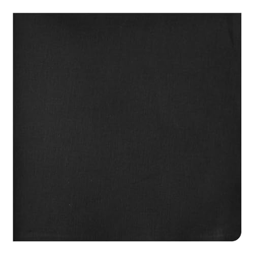 [the largest selection] ラージ サイズ バンダナ 無地 大判 68×68センチ Bandana Big 27 X 27 ジャンボバンダナ 大きいバンダナ 大き目 無地 (ブラック)