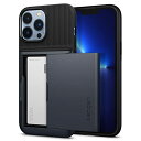 Spigen iPhone13 Pro Max 用 ケース カード 収納ケース カードケース 2重構造 耐衝撃 米軍MIL規格取得 落下防止 IC カード ポケ...