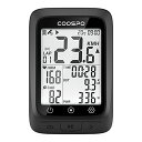 COOSPO サイクルコンピュータ GPS サイコン サイクリングコンピュータ 無線 ワイヤレス 自転車スピードメーター バッテリー内臓 Bluetooth5.0&ANT+対応 ケイデンススピードセンサー連続 IP67級防水