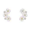 Chynianピアス桜 花 春 レデイーズ人気 イヤリング花 14K金メッキ 金属アレルギー対応 和風 小さい 通勤用 お花見 プレゼント 女性アクセサリー (...