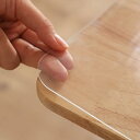 Yiwbj テーブルクロス 透明 50x80cm 厚さ1.5mm PVC製 テーブルマット 長方形 デスクマット 無臭 ビニール 矩形 テーブルカバー 防水 汚れ防止 撥水加工 (透明 1.5mm, 50*80cm)