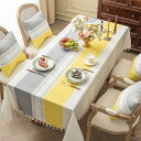 SXYITEテーブルクロス 撥水 北欧 table cloth 長方形 無地 防水 防油 汚れ防止 おしゃれ 厚手 高級テーブルクロス フリンジ付き 滑り止め 正方形 装飾 生地 イベント ダイニング テーブルクロス
