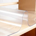 Eamochi テーブルクロス エンボス加工 透明 PVC製 90x160cm 厚さ1.5mm デスクマットテーブルカバー ビニールクロス 防水・耐熱・耐久・撥水加工・無臭 テーブルマット ビニールマット エンボス加
