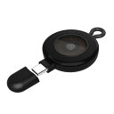 Portable Magnetic Charger 対応 Apple Watch 充電器, アップルウォッチ 磁気充電器 急速充電器 Apple Watch Series9/8/7/6/5/4/3/2/1/SE/Ultra 対応 USB-C (ブラック/ブラウン)