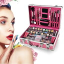 MISS YOUNG 美容メイクアップ化粧品セットミラー付き アップグレードコスメセット メイクアップセット 高発色 防水 防汗 アイシャドウ 口紅 ペンシル プレストパウダー 化粧ブラシ メイクパ