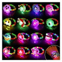 SHANHE ハロウィン 光るおもちゃ 15セット フラッシュブレスレット Led 光るブレスレット 縁日グッズ ピカピカ 景品 ハロウィン 飾り 紐通しおもち...
