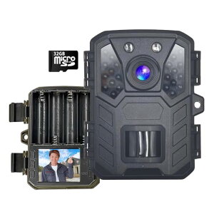 SecuSTATION トレイルカメラ SC-ML63 黒 ソーラーパネル対応 【国内メーカー・当社防犯設備士推薦】屋外 小型 防犯 害獣 赤外線 (夜間赤く光らない) (上書き録画) (サポート完備) 電池式 2000万画素
