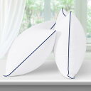 【 ブランド】Bolinker 枕 まくら 綿100% ホテル い ホテルまくら 丸洗い可能 両面 柔らかい 通気性 高反発枕 ホワイト(63x43x20CM...