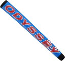 ODYSSEY(オデッセイ) ストロークラボ トリプルトラック(オーバーサイズ) パターグリップ ブルー/レッド TRIPLE TRACK OVER #5719009
