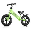 LittleSo ペダルなし自転車 3~8歳 キッズ 12インチ キックバイク スタンドあり 子供用 超軽量 持ち運びも簡単 おしゃれ 発泡タイヤ 乗り物 お祝いクリスマス 誕生日 プレゼント 子供 男の子 女