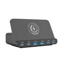 USB 充電器 合計160W PD 充電器 タイプc 充電器【PD65W&QC3.0対応/ 7台同時充電/スタンド機能】6ポート USB-C*4&USB-A*2 acアダプター スマホ充電器 PSE認証 MacBook/iPhone/Galaxy/AndroidノートPC/スマートフォン/