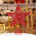 Lanito ツリートップ 星 LED 飾り クリスマスツリートップ 星 ツリートップスター クリスマス 20cm 星 3種類モード クリスマス飾り 輝く星 装...