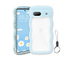 Google Pixel 8 ケース クリア ウェーブ ピクセル 8 TPU波状フレーム うねうね グーグル ピクセル8 滑り止め スマホケースウェーブ デザイン 手にフィット 韓国 可愛い 女子向け 透明 ケースカバ