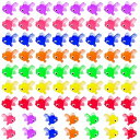 Funk Doggie 金魚すくい おもちゃ 70個セット 縁日すくい うき金魚 ポイ シミュレーションミニ金魚 水に浮く お祭り おうち縁日セット 装飾 夏祭り 景品 セット