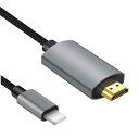 【2025 MFi認証品】iPhone hdmi変換ケーブル 2M ライトニング HDMI変換ケーブル Digital AV変換アダプタ iPhone/タブレットをテレビ出力 lightning HDMI接続ケーブル 電源不要 i0S18、17、16、15 You Tube TV出力 10