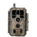 Blazevideo トレイルカメラ A280W 1296P人感センサー 防犯カメラ 野生動物監視カメラ 暗視カメラ 120°撮影範囲 4800万画素 最大25...