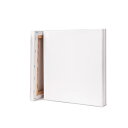 S0 3枚 セット キャンバス 正方形 張りキャンバス キャンバス画材 canvas 油絵・アクリル絵に適用 (180mm*180mm*3枚)