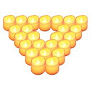 QBeau LED キャンドルライト LEDキャンドル 蝋燭 暖色光 揺らぐ炎 ティーライトゆらゆら揺れる 火を使わない 安全 省エネ 長持ち 便利 おしゃれ クリスマス 結婚式 誕生日 室内 室外飾り インテ