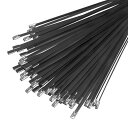 STEELMIGHT 結束バンド 黒色ステンレスバンド ステンレス製 7.9*300MM 60本セット 耐候性優れ 防錆 耐熱 耐紫外線 室内外通用 高強度結束...