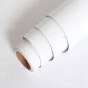 壁紙シール 白 10m はがせる おしゃれ 北欧 厚手 のり付き diy 天井 壁紙シート 賃貸 防水 wallpaper 幅44cm 10m(マット調ホワイト)