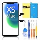 bokman for iPhone XS MAX 液晶パネル ディスプレイ 画面修理 交換 修理キット+保護フィルム+防水シール付き(6.5インチ)
