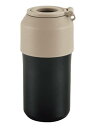 カクセー ペットボトルホルダー 真空二重ステンレス 500ml~600ml ブラック 高さ調整可能 持ち手付き 保温 保冷 キズつきにくい シン・ペットボトルホルダー LL-07