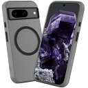 Google Pixel8 ケース MagSafe対応 クリア カバー グーグル ピクセル8 耐衝撃 スマホケース 米軍MIL規格 PC背面 TPU 保護ケース ストラップホール付き クリアバック 落下防止 ブラック
