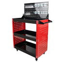 POWER PANDA スチール製 ツールワゴン 工具ワゴン 移動 キャビン ツールカート ツールトロリー 工具カート ツール台車 ツールキャビネット 台車 工...