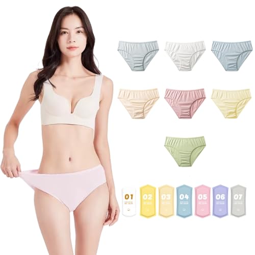 [aninako] 7枚入 綿100％使い捨て パンツ ショーツ 個別包装 修学旅行 携帯 入院 介護 使い 使い捨てタイプのコットン下着 業務 施術用 防災 携帯用 避難 妊娠 安全安心 持ち運び (XLサイズ（≦130