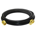 TUOLNK SMAオス-SMAメス同軸ケーブル RG58 WiFi アンテナ 延長ケーブル 5M(16.4フィート)2G 3G 4G LTE 低損失 RF同軸ケーブル(テレビ用ではありません)