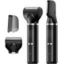 Pannioad ボディシェーバー メンズ VIOシェーバー【I字ヘッド革新モデル USB Type-C充電式】電気シェーバー 男性用 低騒音 自動研磨機能 IPX7防水 残量表示 乾湿両用 2mmリミットコーム 足腕/胸/わ