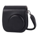 【AGENIUS】カメラケース・instax mini 12用 ケース カバー ショルダーストラップ付き PUレザー レディース 肩掛け カメラバッグ カメラケ...