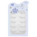 CLEAREYELASH natural つけまつげ ナチュラル 3D立体 マツエク製法 5ペア (N04エアリー)