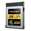 VVRUIER CFexpress Type B メモリーカード 256GB タフ仕様 連続撮影 4Kビデオサポート Z6/Z7/EOSR5/R6など多機種対応...