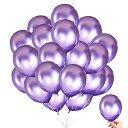 BTZO 風船 バルーン 50個入 5インチ ラウンド メタリックカラー 小さめ ミニ スモール バルーンアート 飾り付け 誕生日 結婚式 パーティー お祭り ...