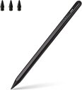 タッチペン スタイラスペン超高精度 極細 apple pencil互換 ペン尻タッチによるON/OFF ペアリング不要 磁気吸着対応 軽量 耐久 iPad/iP...